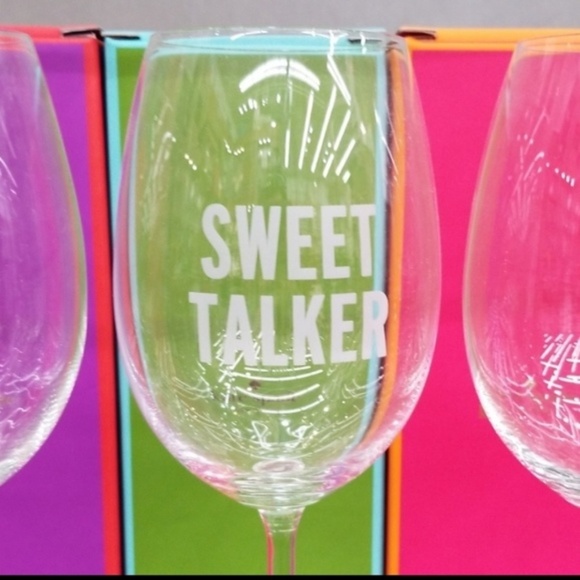 kate spade Dining Nwt Kate Spade Crystal Wine Glass Sweet Talker